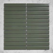 Scout Matte Green Kit Kat Ceramic Mosaic Tile